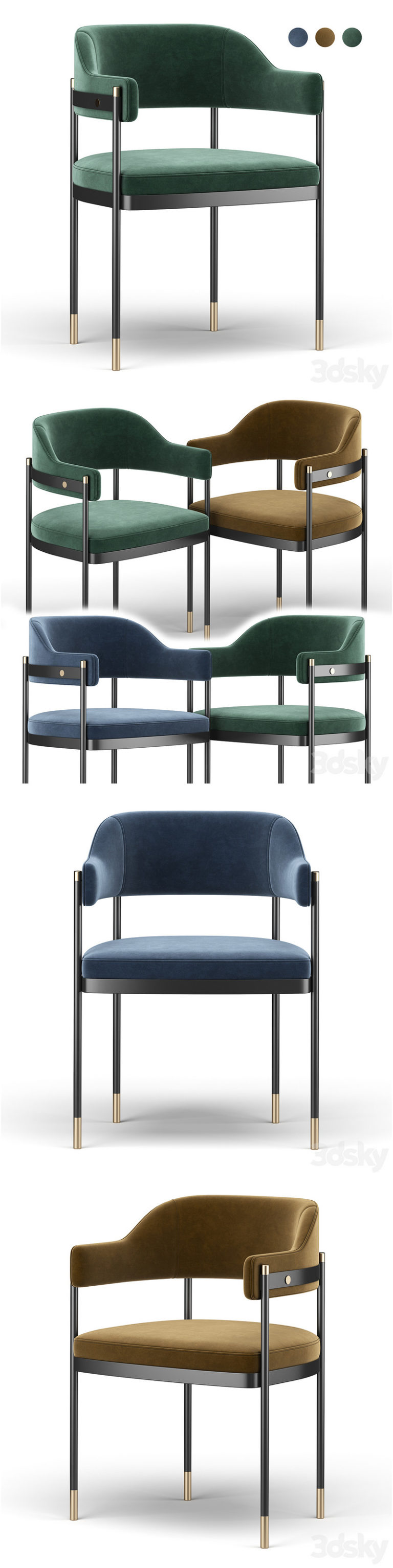 Desire FX 3d models | Dale dining chair – 3D Model