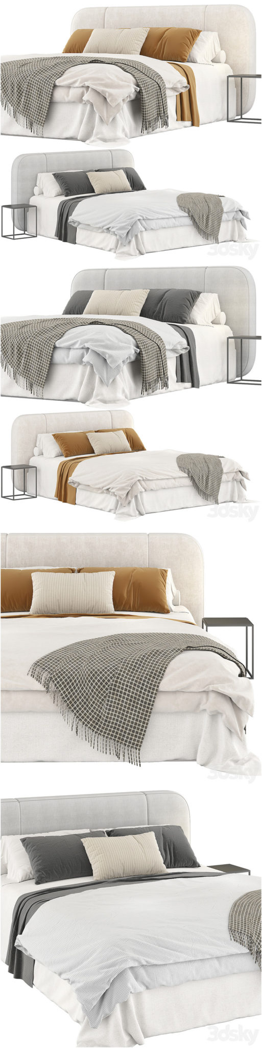 Desire FX 3d models | Flou Olivier Bed – 3D Model