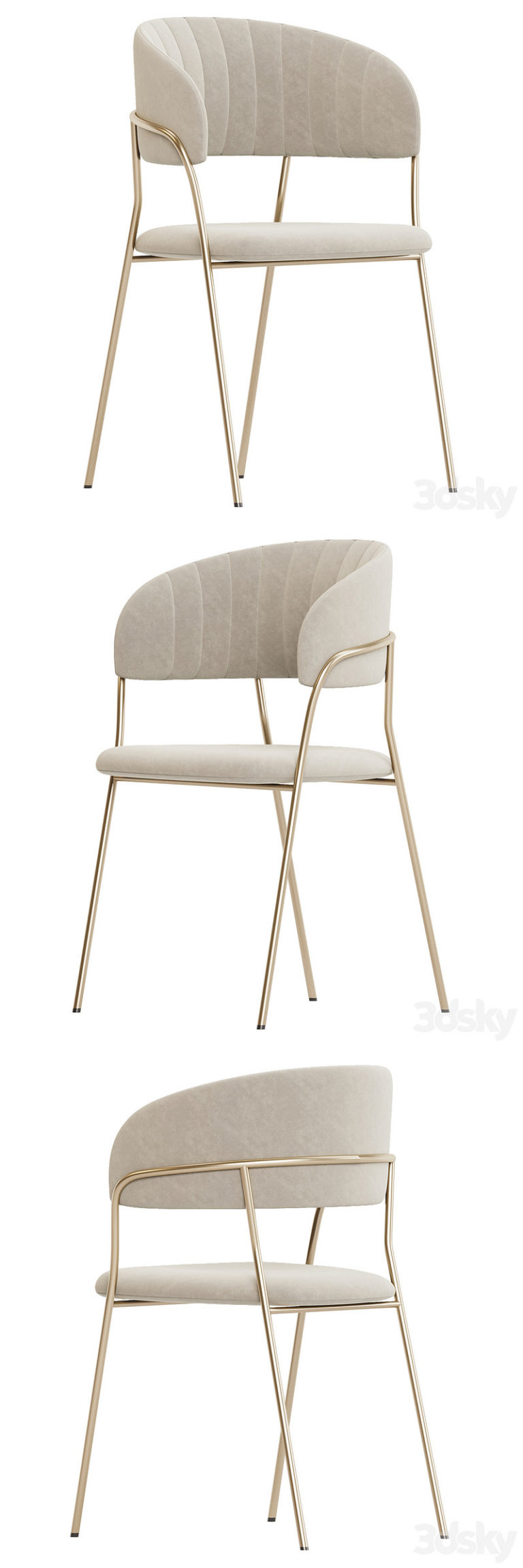 Desire FX 3d models | Kamelia Chair – 3D Model