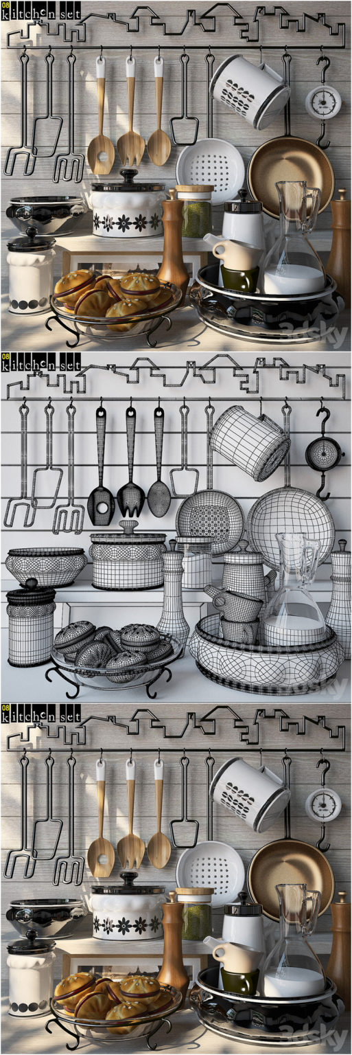 Desire FX 3d models | Kitchen Set – 08 – 3D Model