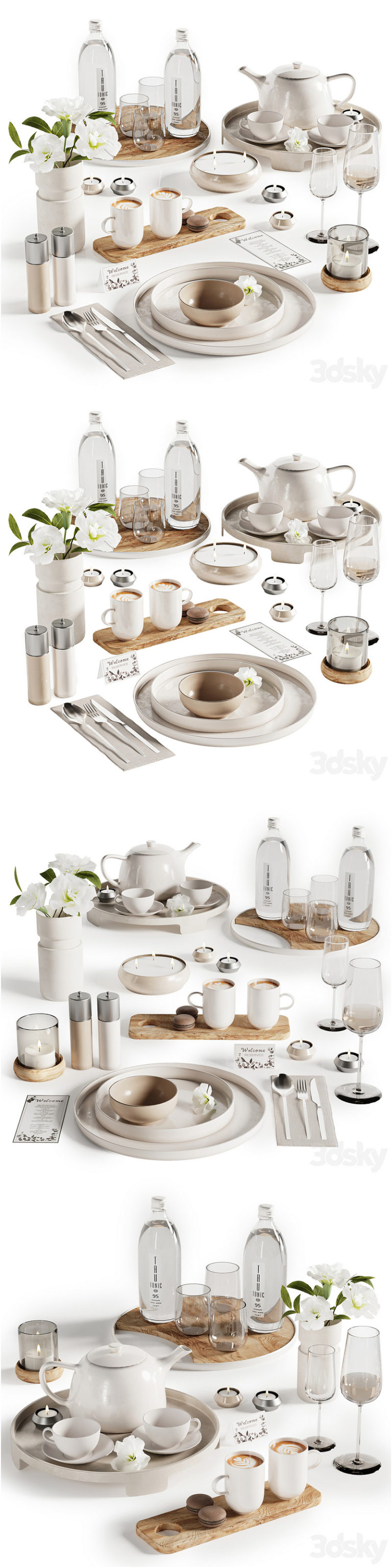 Desire FX 3d models | Tableware MA set 33 – 3D Model