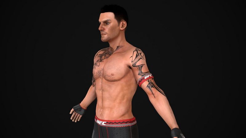 Desire FX 3d models | UFC Game Fighting Character Low-poly 3D model