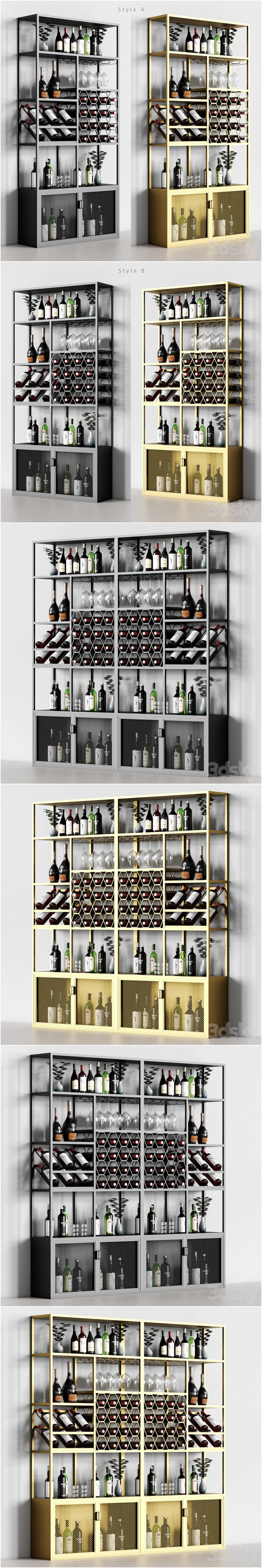 Desire FX 3d models | Homary Industrial Rack 03 – 3D Model