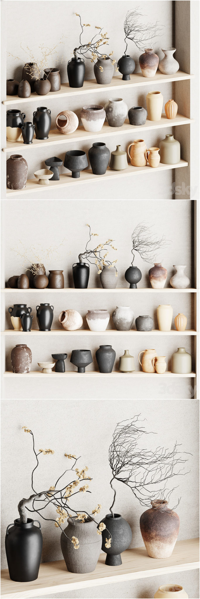Desire FX 3d models | Set of decorative vases_002 – 3D Model