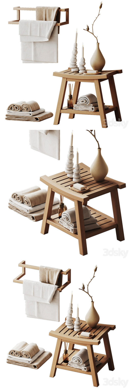 Desire FX 3d models | Bathroom Decor Set – 3D Model