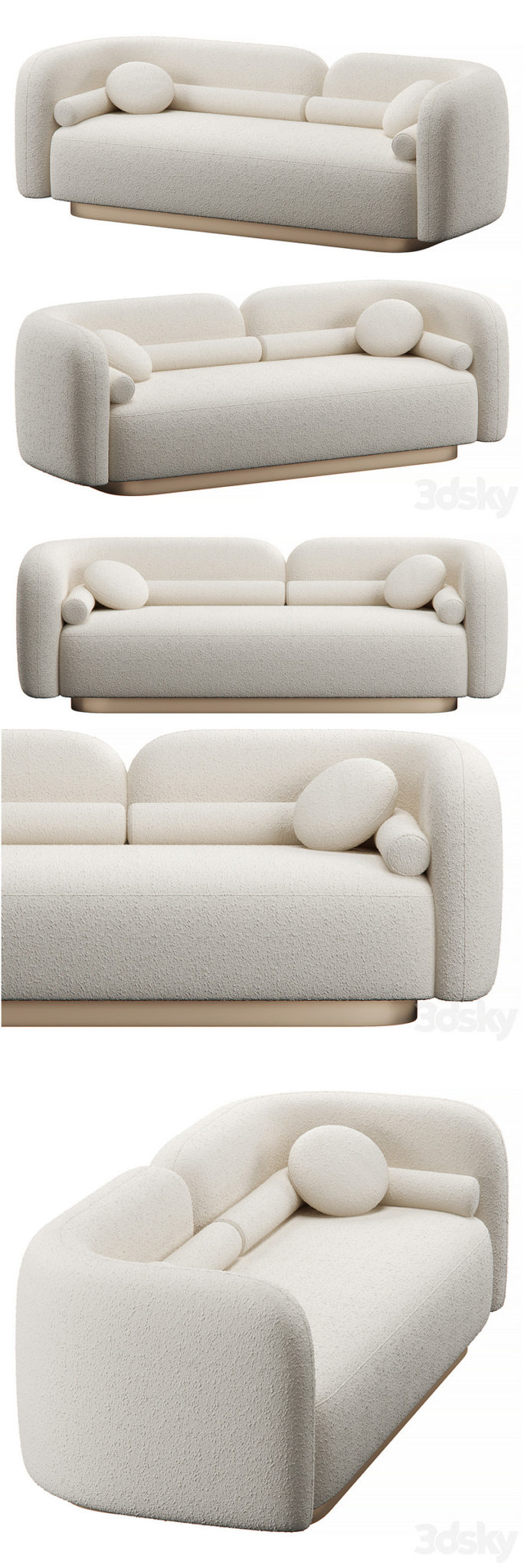 Desire FX 3d models | DBF 371 Sofa Angies Furniture – 3D Model