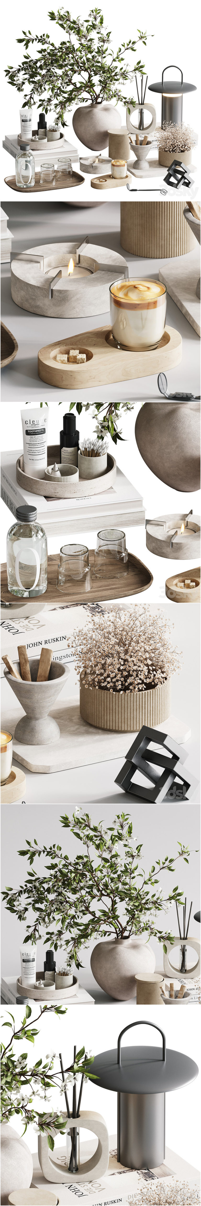 Desire FX 3d models | Decorative set H120 – 3D Model