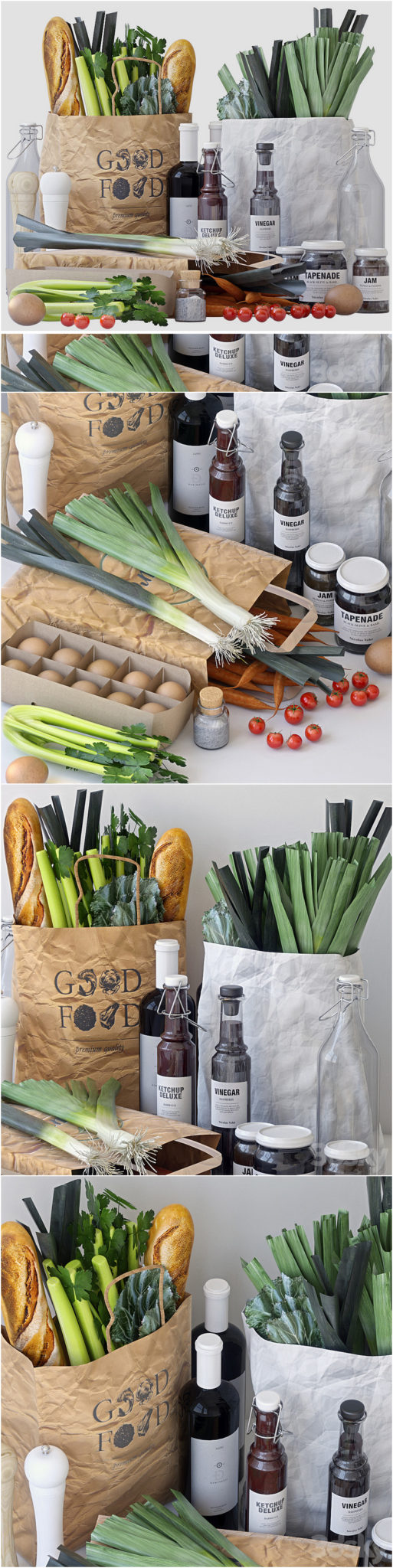 Desire FX 3d models | Grocery bags 2 – 3D Model