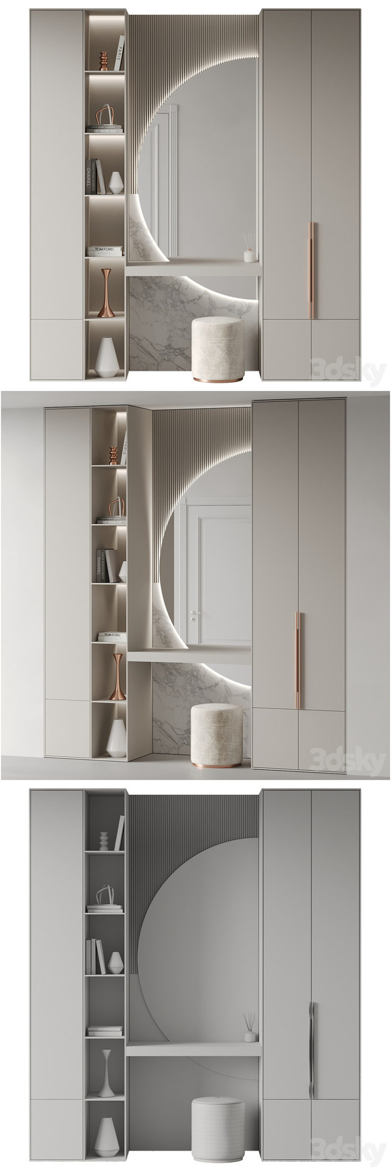 Desire FX 3d models | Hallway set 01 – 3D Model