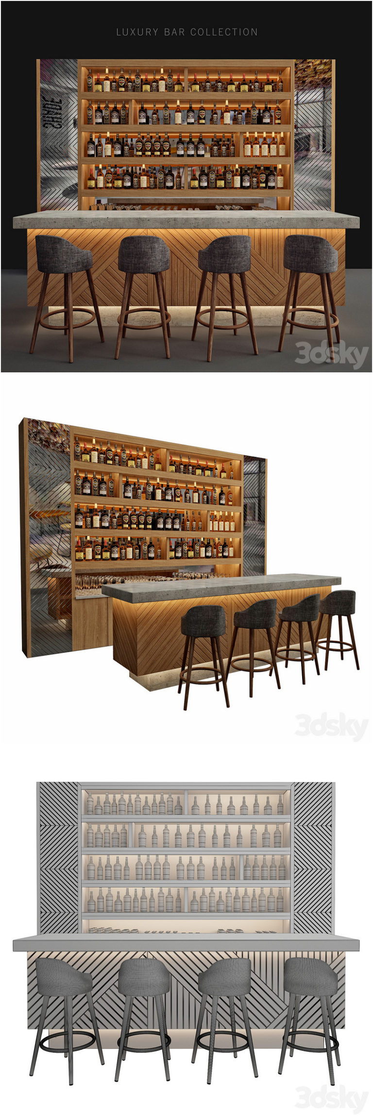 Desire FX 3d models | Luxury Bar Collection 2 – 3D Model