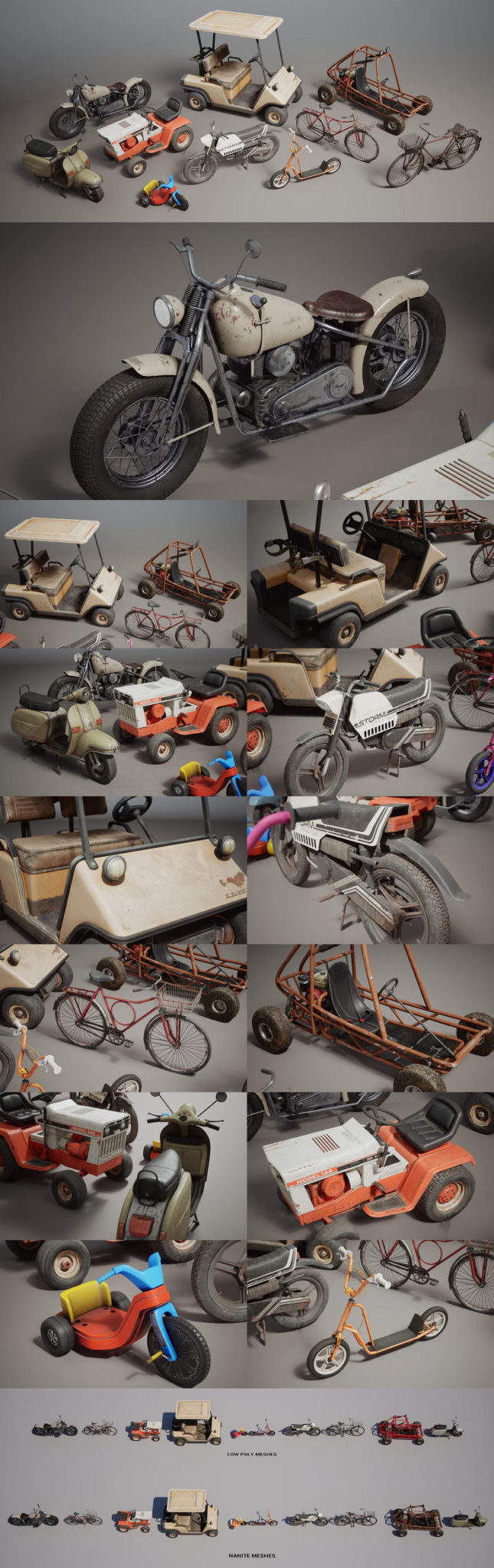 Desire FX 3d models | Vehicles VOL.1 – Small Rides