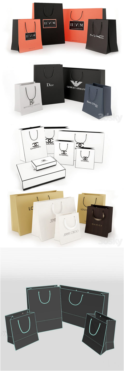 Desire FX 3d models | Paper bags – 3D Model