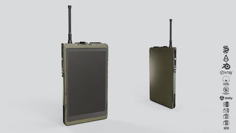 Desire FX 3d models | Load Device NGLD M Tablet Low-poly 3D model