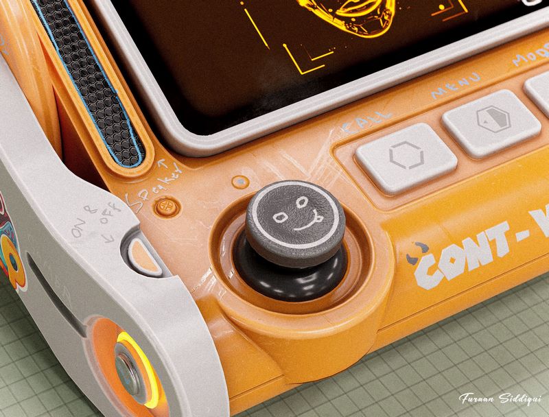 Desire FX 3d models | Sci-fi Controller V26 PBR Low-poly 3D model