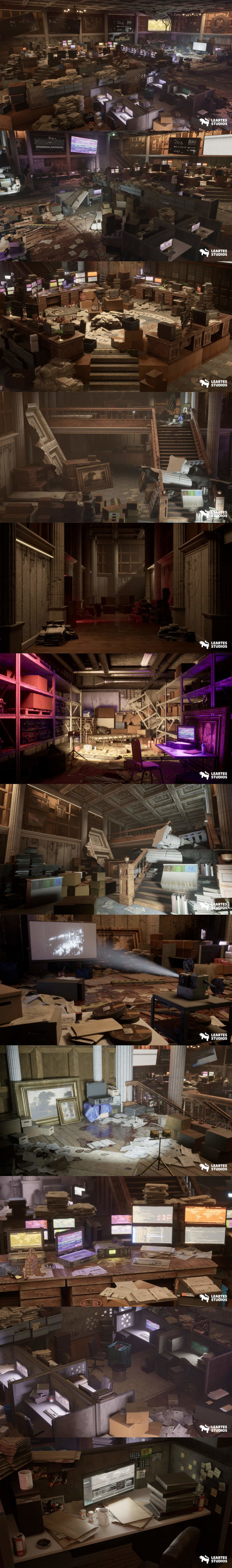 Desire FX 3d models | Command Center Interior Environment