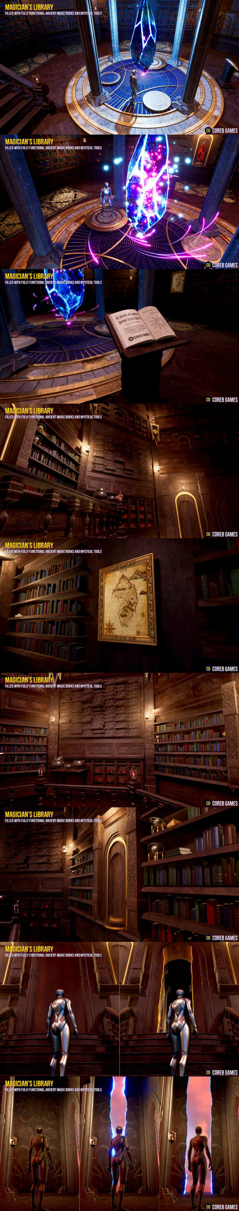 Desire FX 3d models | Magician’s Library Environment and VFX Pack