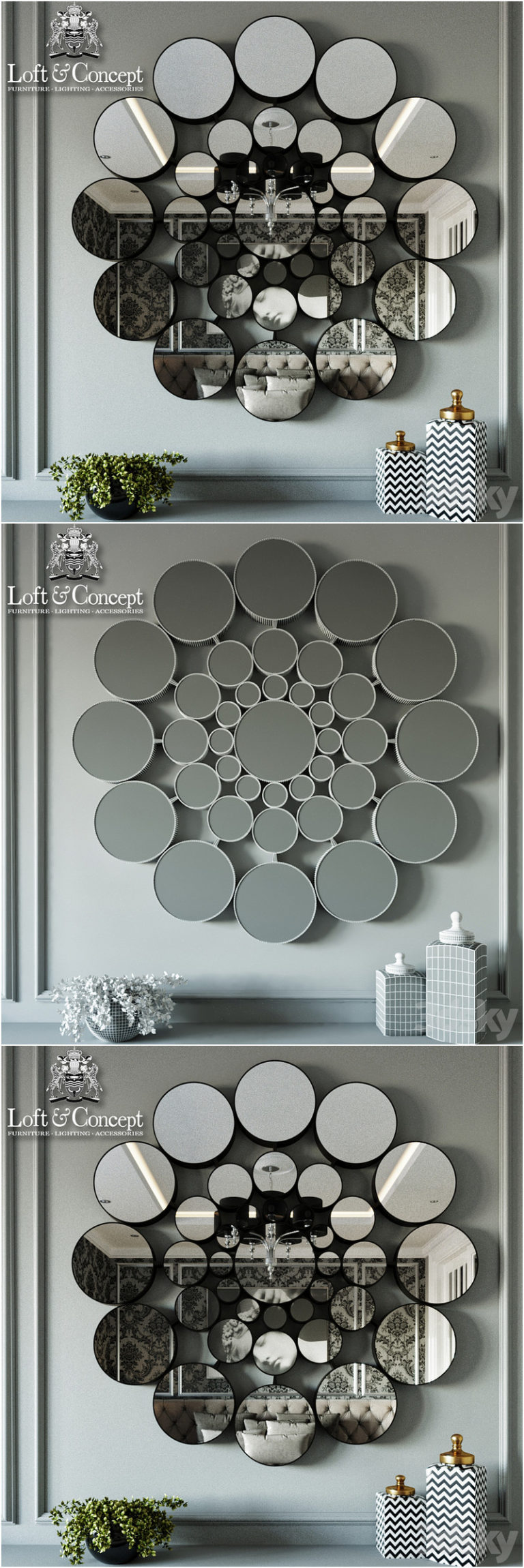 Desire FX 3d models | Mirror circles perfectionism – 3D Model
