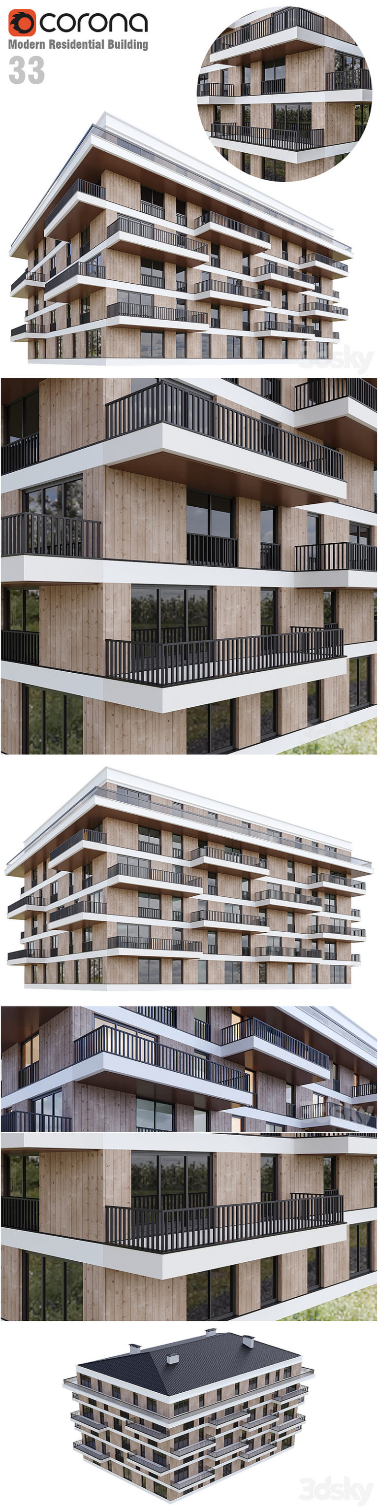 Desire FX 3d models | Modern Residential Building 33 – 3D Model