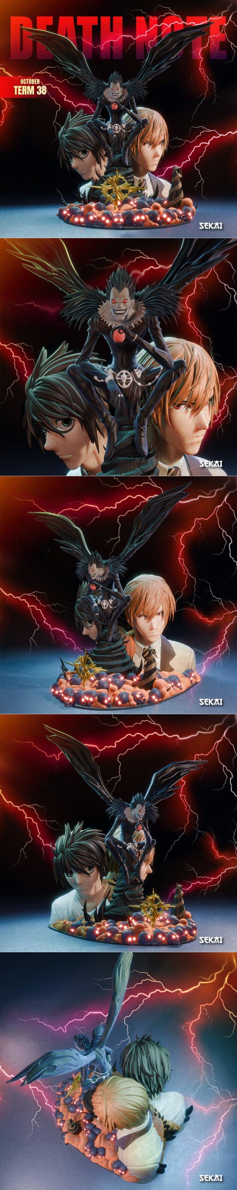 Desire FX 3d models | Sekai – Diorama Death Note – 3D Print Model STL