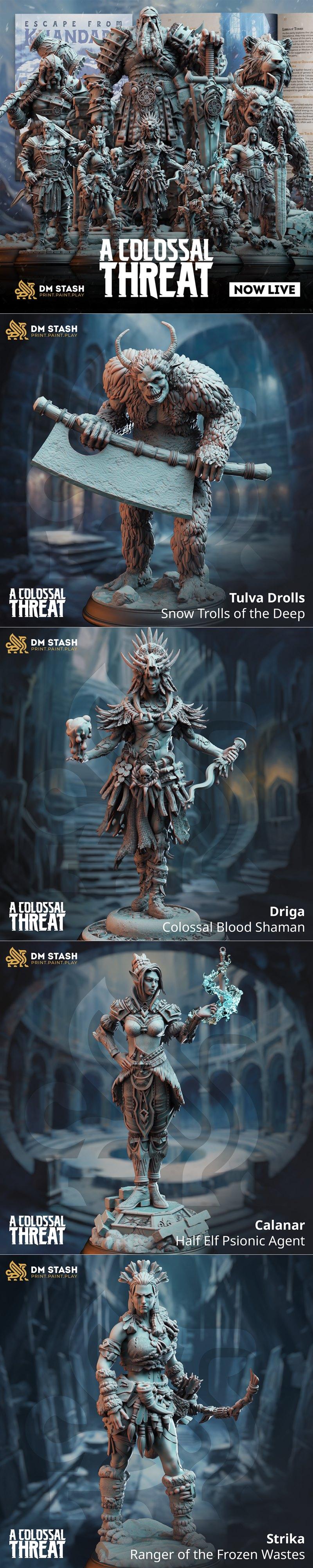 DM Stash – A Colossal Threat –  3D Print Model STL