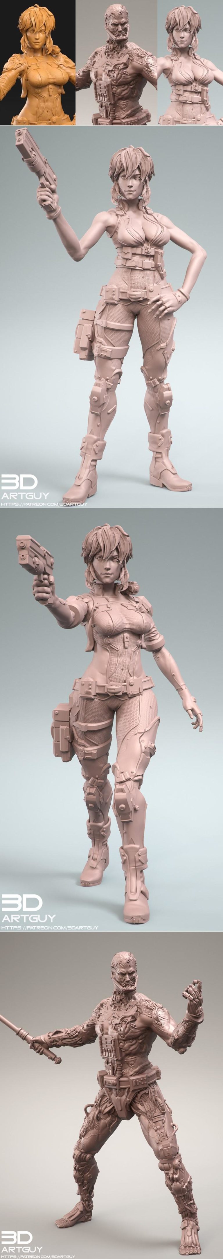 Desire FX 3d models | 3DArtGuy – Tribes Admirer – 3D Print Model STL