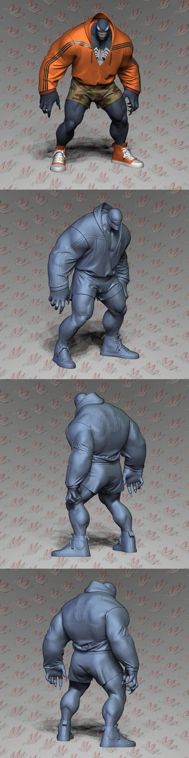 Desire FX 3d models | Venom Athlete – 3D Print Model STL