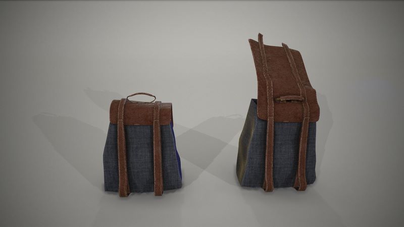 Desire FX 3d models | Bag Old Low-poly 3D model