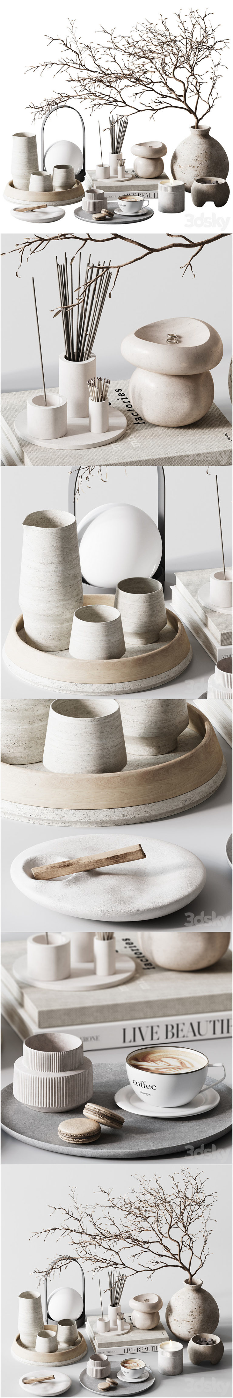 Desire FX 3d models | Decorative set H105 – 3D Model