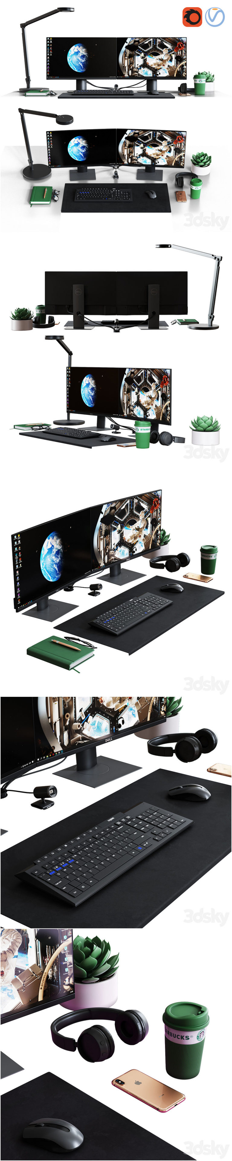 Desire FX 3d models | Desktop Set CG Artist Edition – 3D Model