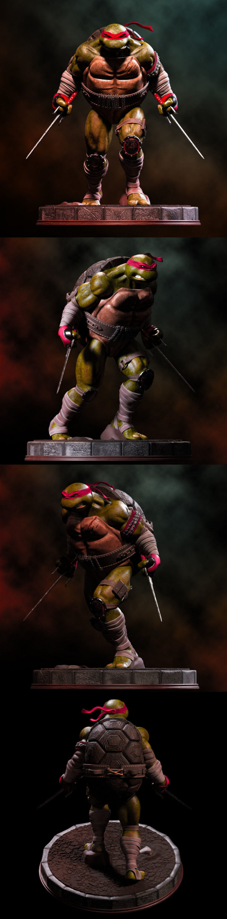 Tmnt Raph Model Desire FX 3d models | Fanart TMNT Raphael – 3D Print Model