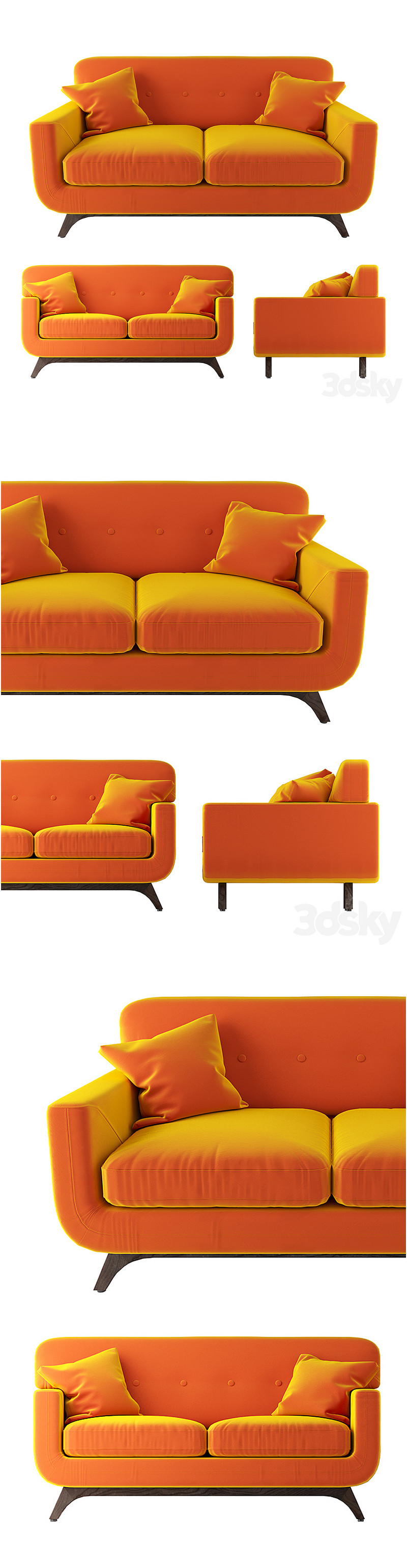 Sofa Falkirk – 3D Model