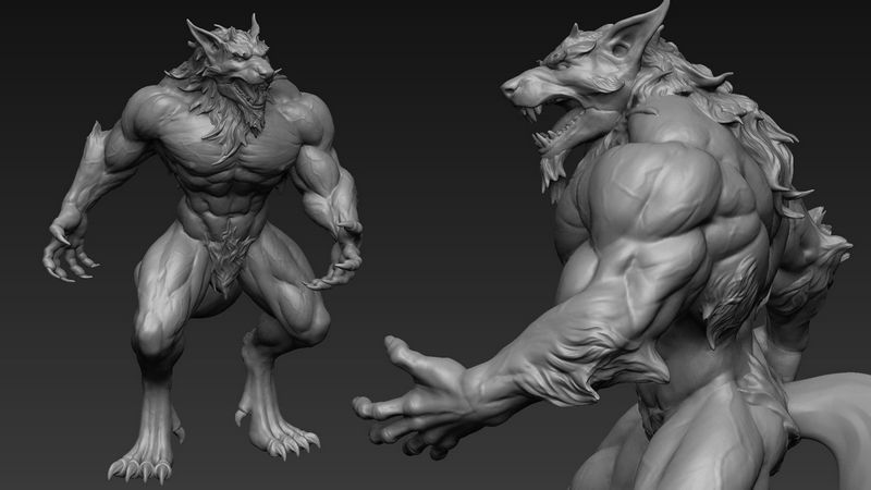 Desire FX 3d models | Warewolf Sculpt 3D model