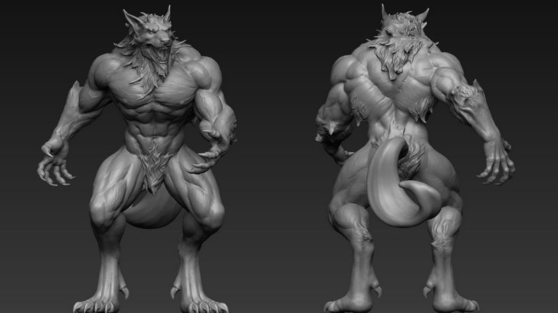 Desire FX 3d models | Warewolf Sculpt 3D model