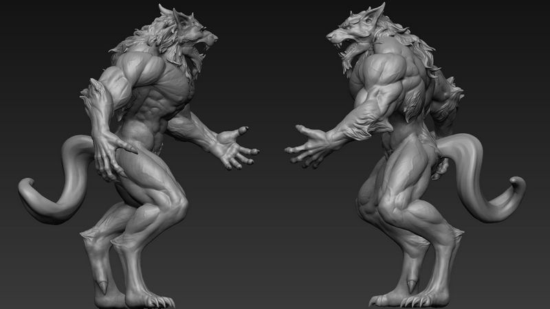 Desire FX 3d models | Warewolf Sculpt 3D model