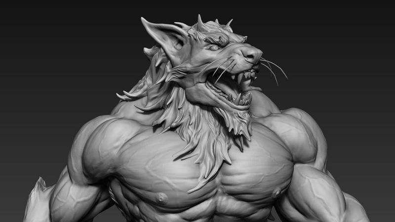 Desire FX 3d models | Warewolf Sculpt 3D model