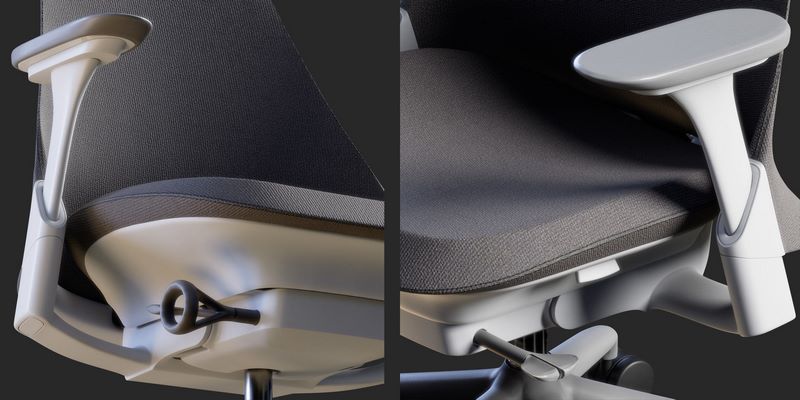 Desire FX 3d models | Sayl Chair Upholstered – PBR – HQ Low-poly 3D model