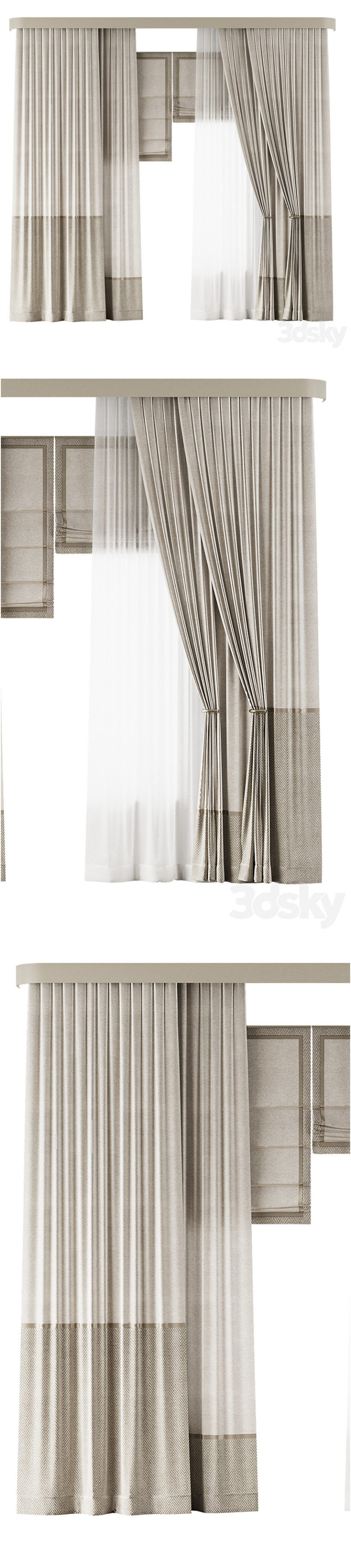 Desire FX 3d models | Curtains set 08 – 3D Model