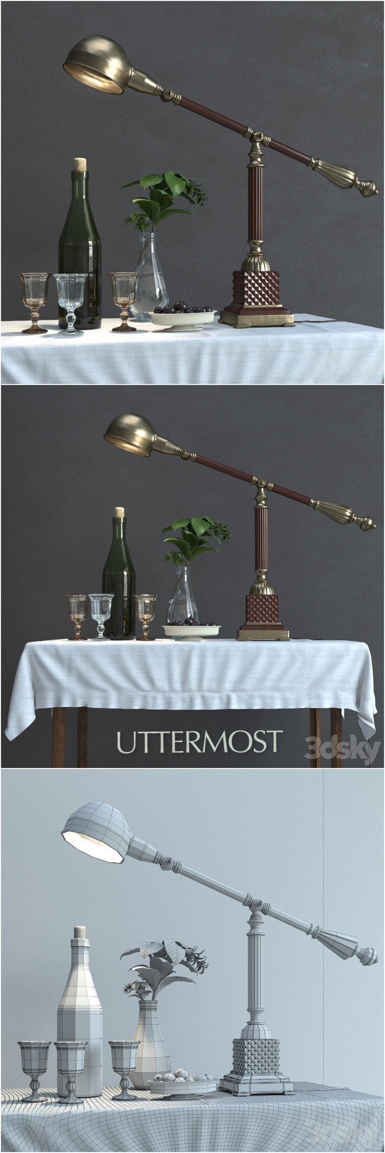 Desire FX 3d models | Decorative set №1 – 3D Model