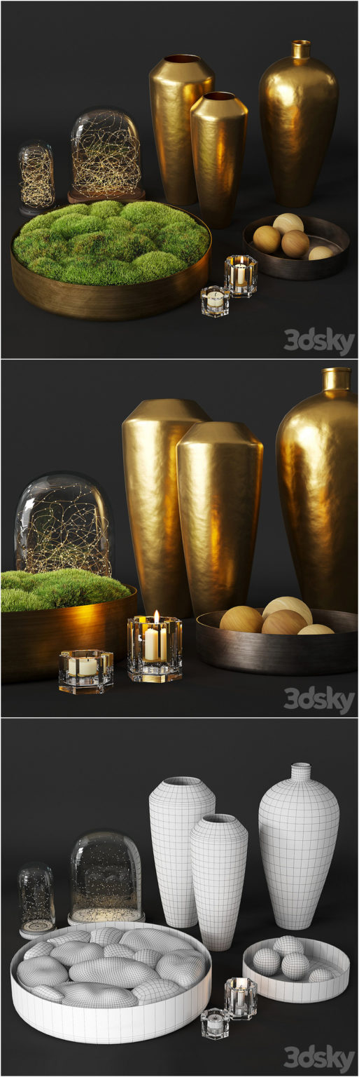 Desire FX 3d models | Rh decor set – 3D Model