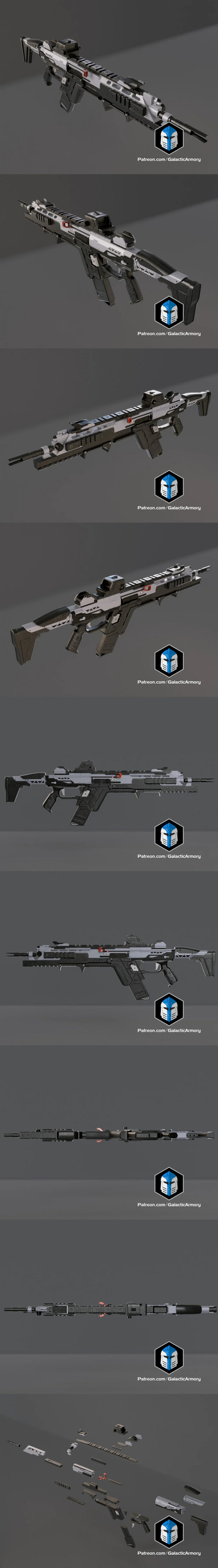 Desire FX 3d models | Titanfall – R-201 Rifle – 3D Print Model