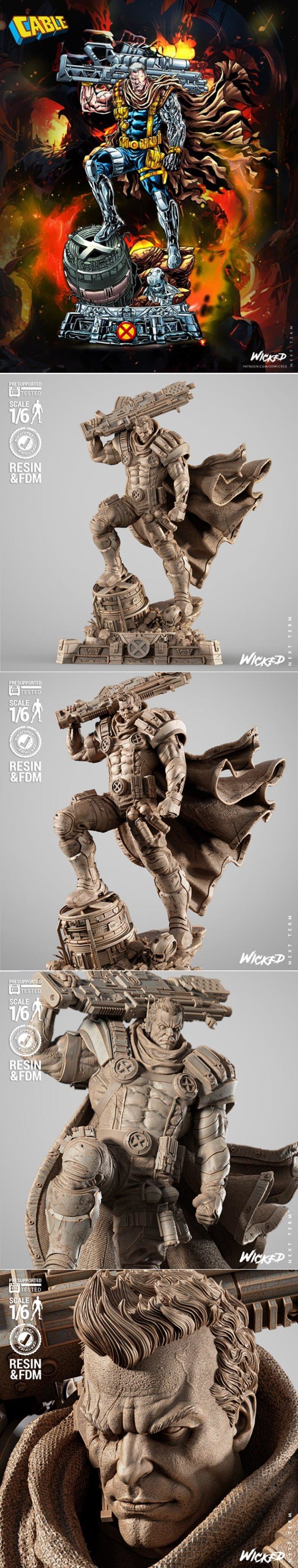 Desire FX 3d models | WICKED – Cable Sculpture 2025 – 3D Print Model STL