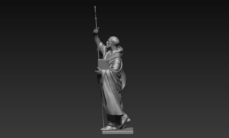 Desire FX 3d models | The figure of the holy apostle Jacob with a staff ...