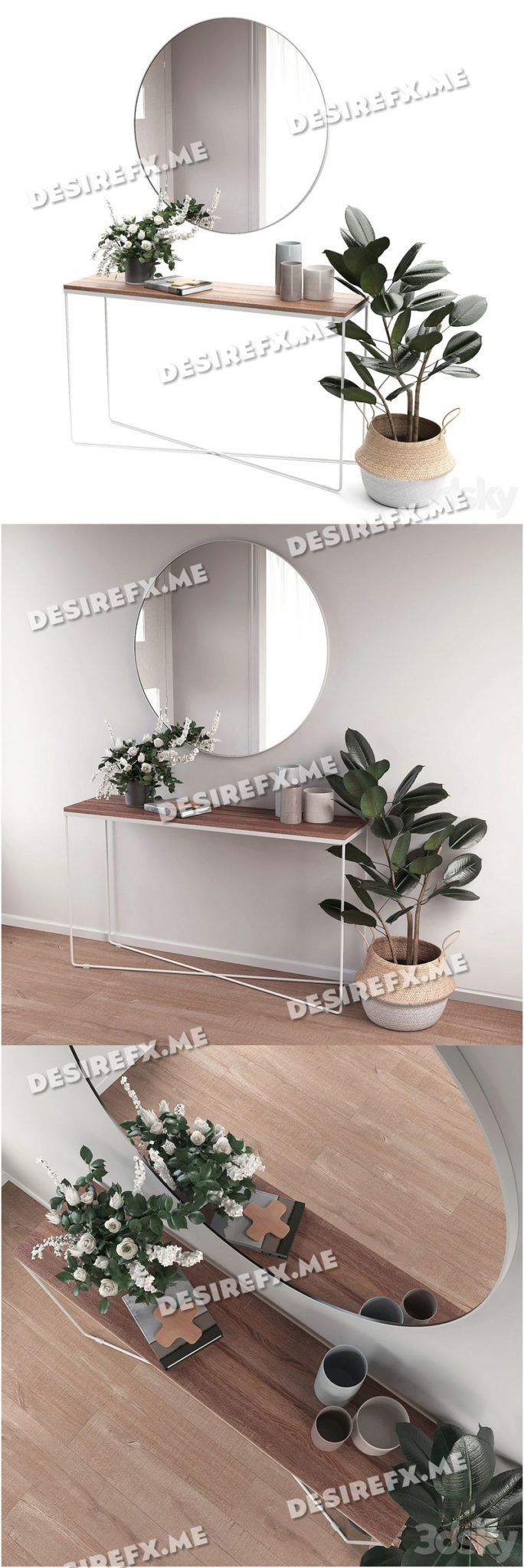 Desire FX 3d models | Decorative set Design Twins Set 02 – 3D Model