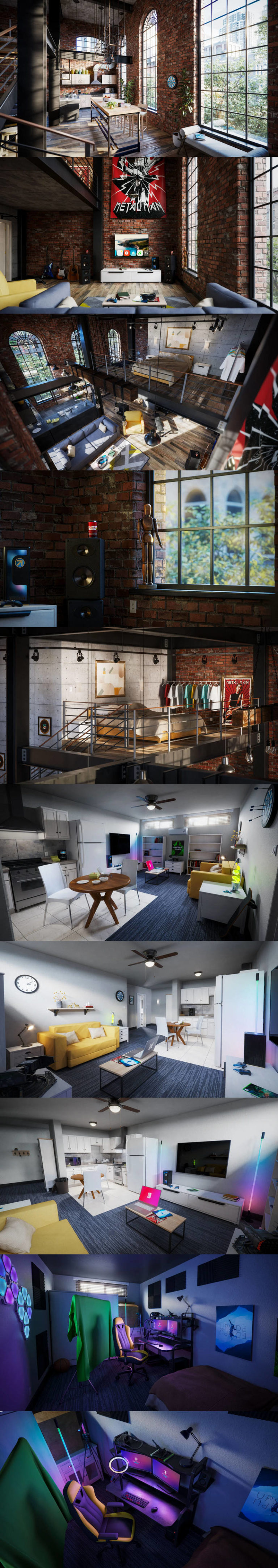 Industrial Penthouse Design