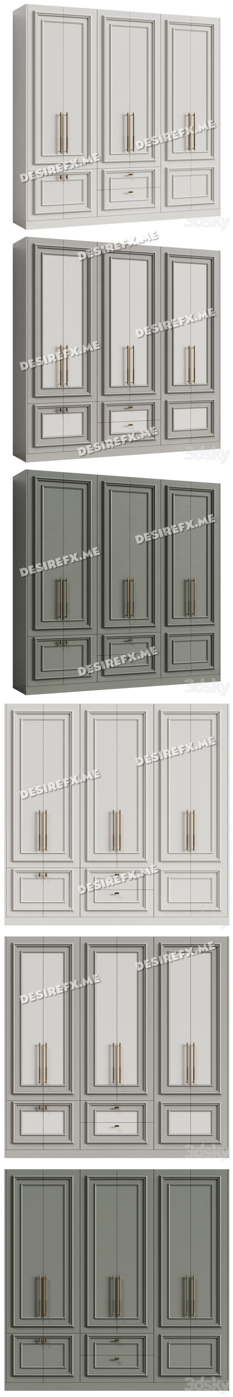 Mode Modular Desire FX 3d models | Modular wardrobe in neoclassical style 11 – 3D Model