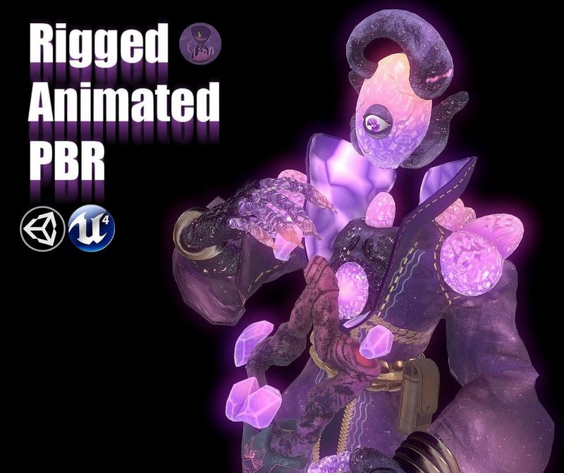 Desire FX 3d models | Magical Crystal Game ready Low Poly 3D model Low ...