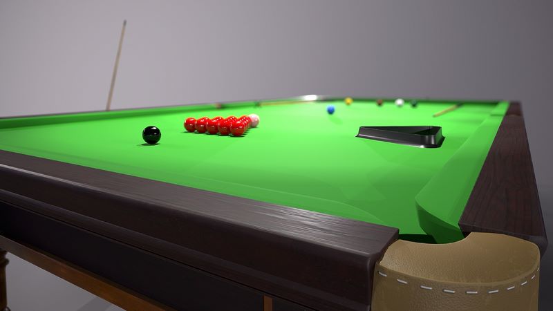 Desire FX 3d models | 12ft Snooker Pool Table Low-poly 3D model