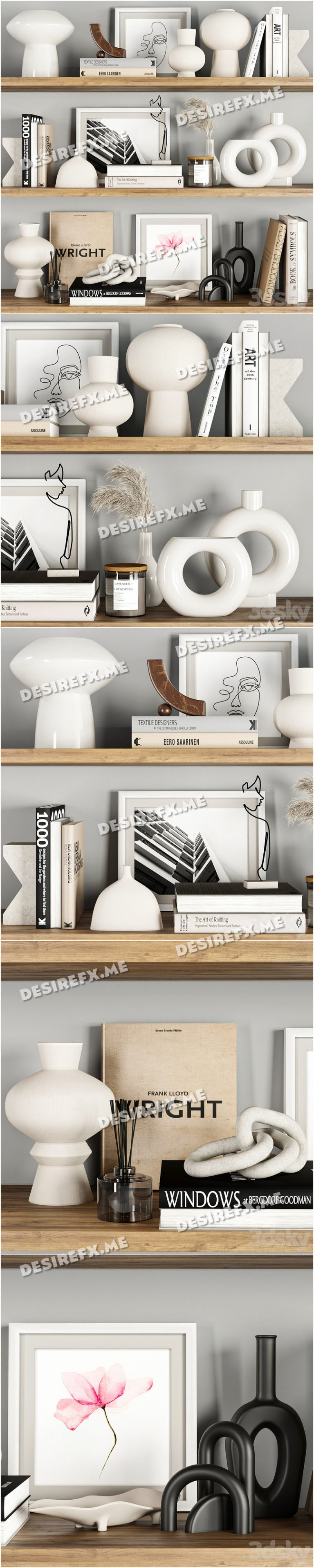 Desire FX 3d models | Decorative set Vol010 – 3D Model