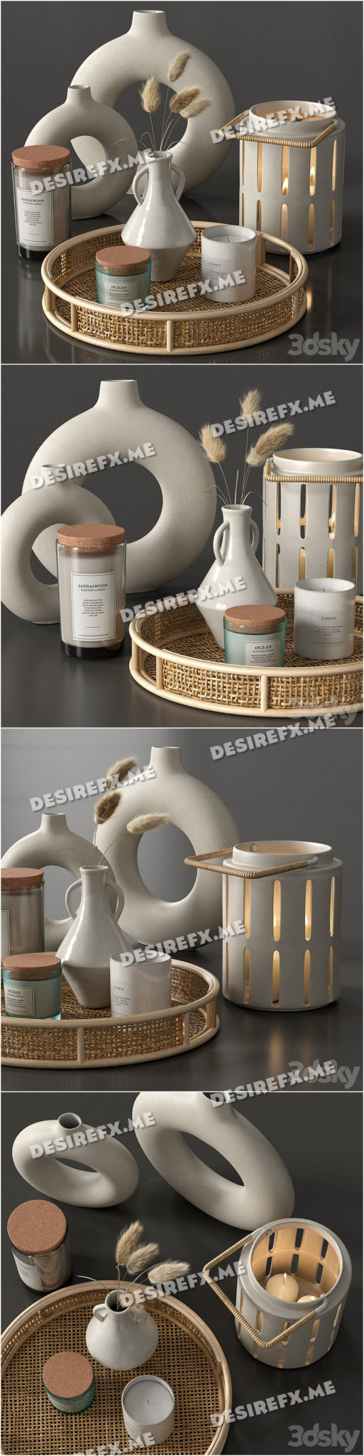 Desire FX 3d models | Decorative set h&m – 3D Model