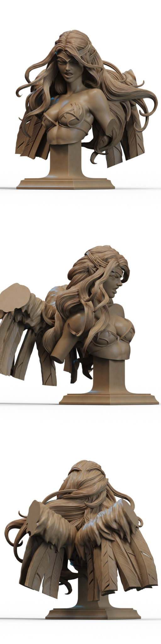 Morgana Rome Model Desire FX 3d models | Morgana Bust – 3D Print Model